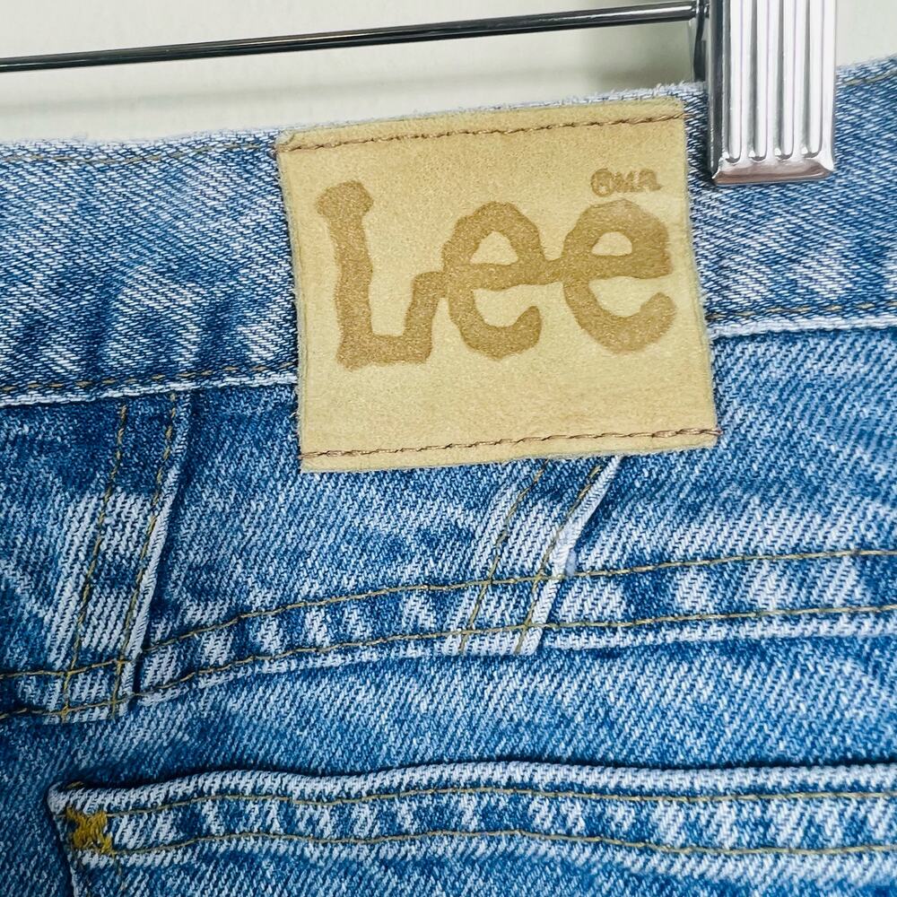 Lee Vintage Women’s 32x30 Mom Jeans 80's Blue Acid Wash Denim - Picture 7 of 10